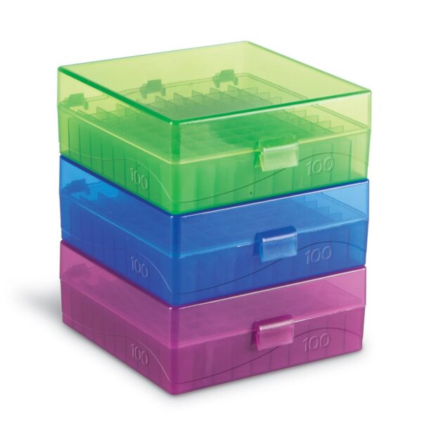 100-Well Microtube Storage Boxes