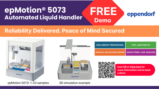 epMotion 5073 Automated Liquid Handler: Reliability Delivered. Peace of Mind Secured
