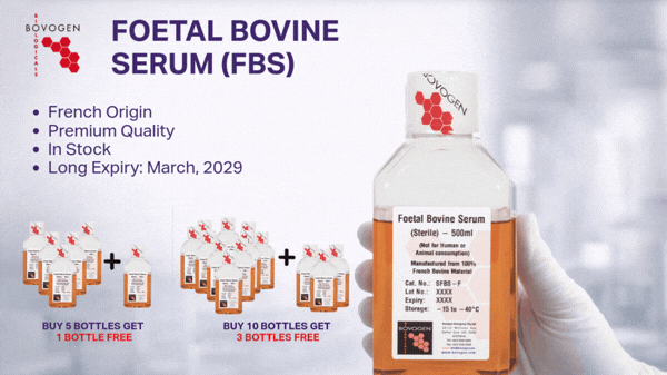 Boost your lab’s productivity with our current promotion on Premium French-Origin Bovogen FBS.
