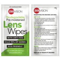 ZEEVISION Biodegradable Lens Wipes